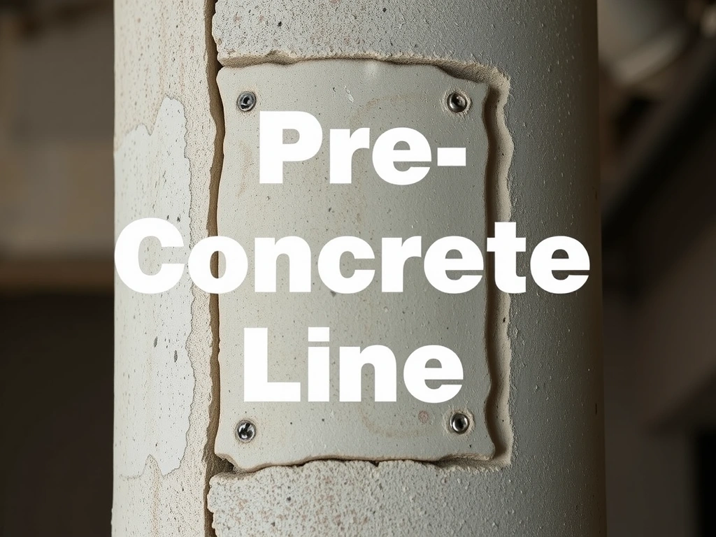 Detail předpjatého sloupu