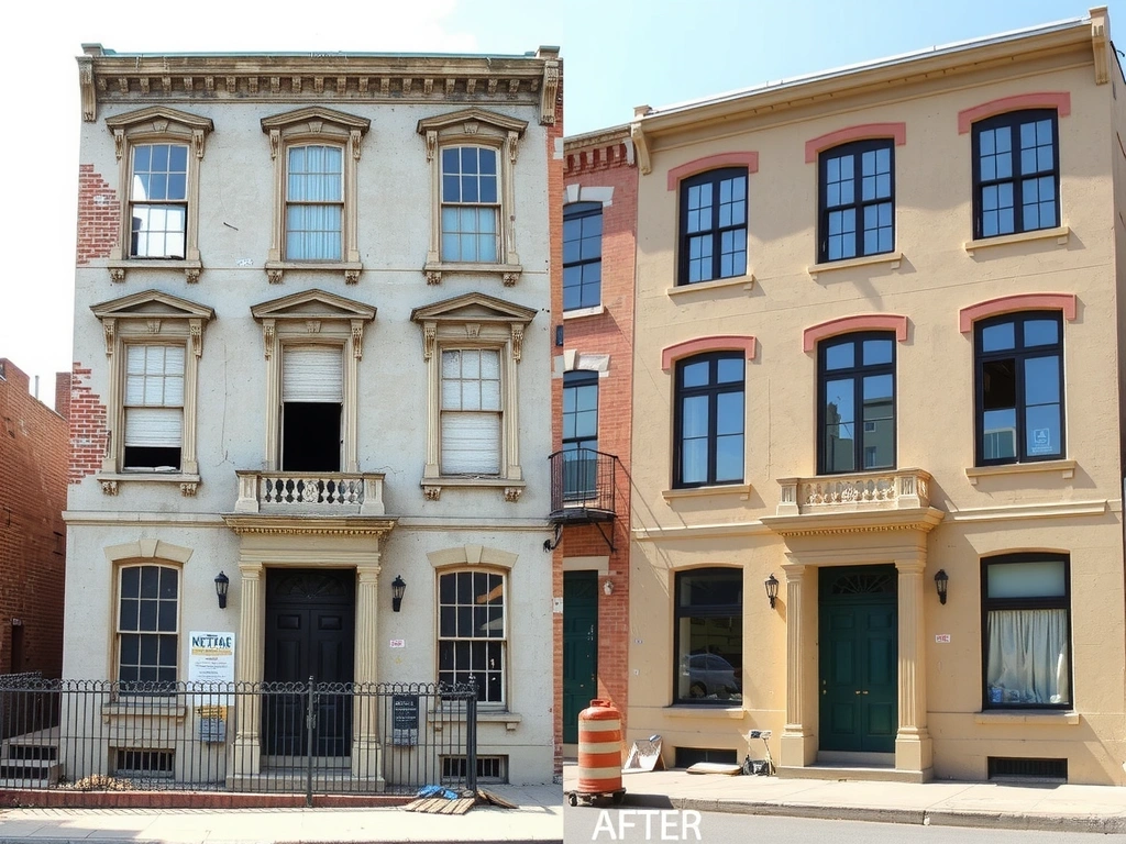 Před a po rekonstrukci