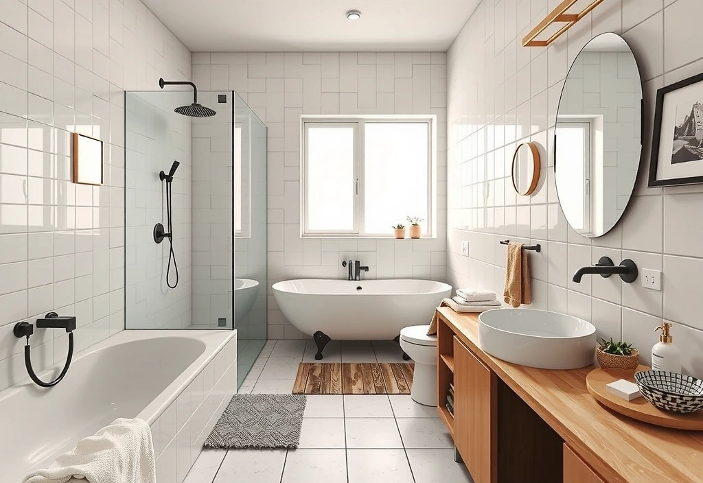 Po rekonstrukci – nová koupelna