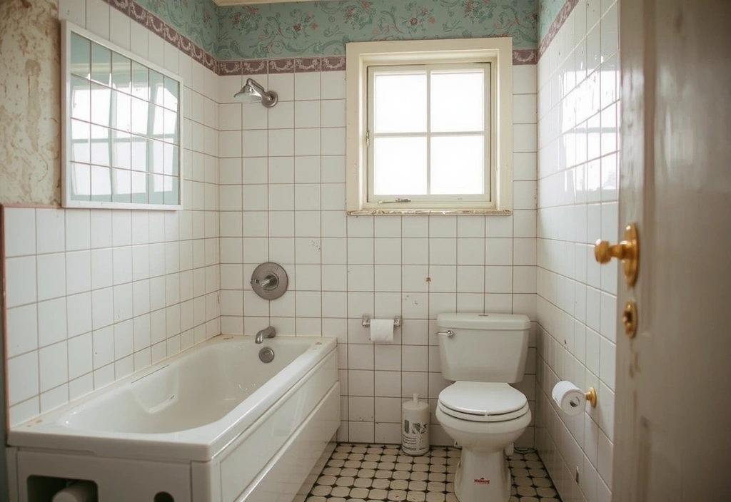 Stav před rekonstrukcí – koupelna